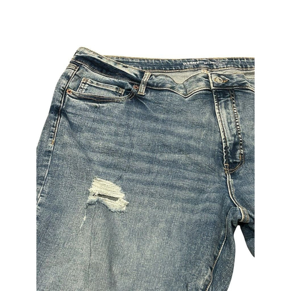 Old Navy Jeans Womens Plus Size 3X 24 High Rise Distressed - Picture 2 of 13